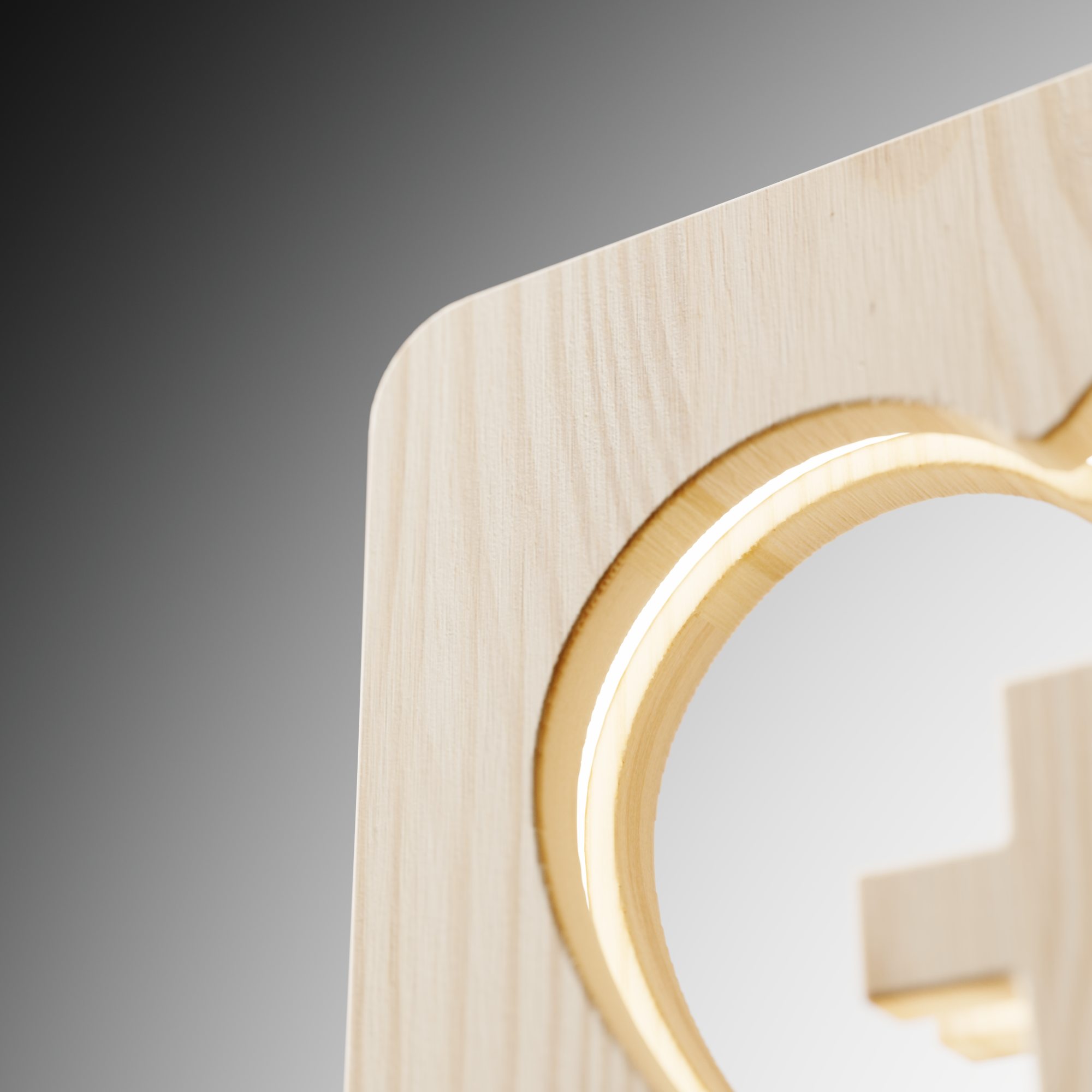 Heart + Cross Lamp
